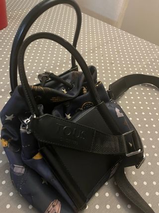 Bolso Tous estampado azul marino estampado