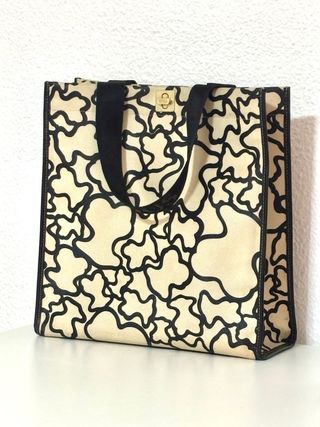 Bolso Tous Kaos Beige y Negro
