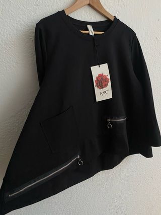 Jersey negro punto milano