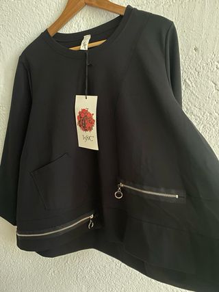 Jersey negro punto milano