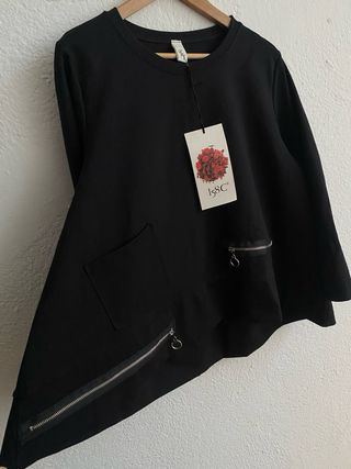 Jersey negro punto milano