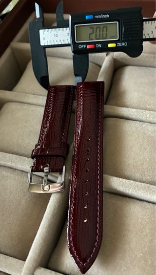 Correa de reloj de piel de becerro para Omega