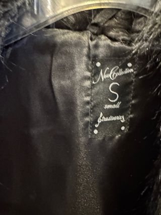 Chaleco crop pelo gris y negro