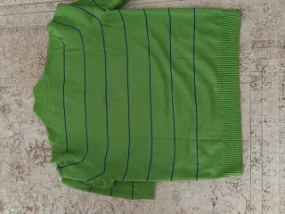Jersey Lacoste Hombre Verde Rayas Azules