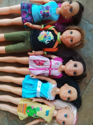 Lote Muñecas Nancys y Lucas