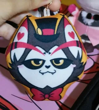 Portachiavi peluche Husk Hazbin Hotel