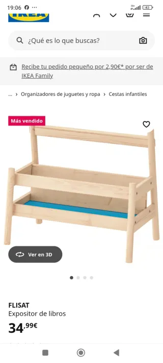 Espositore per libri FLISAT IKEA