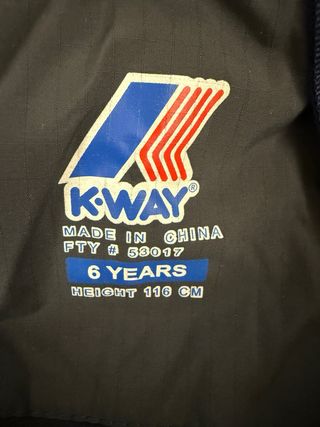 Giubbotto K-Way bambino