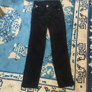 Pantalón pana Lois Negro Mujer