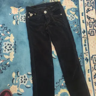 Pantalón pana Lois Negro Mujer