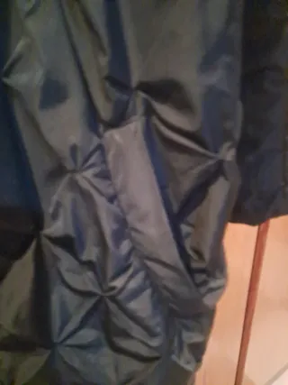 Abrigo acolchado verde mujer