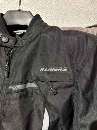 Chaqueta Moto Rainers Negra NUEVA