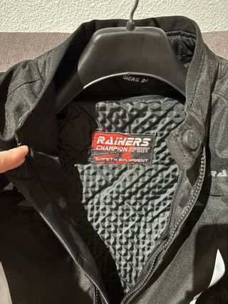 Chaqueta Moto Rainers Negra NUEVA