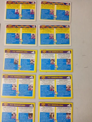 Cromos F.C. Barcelona y B