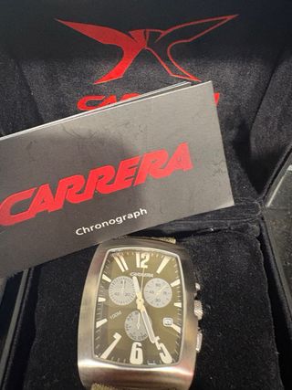 Reloj Carrera Cronógrafo Esfera Verde