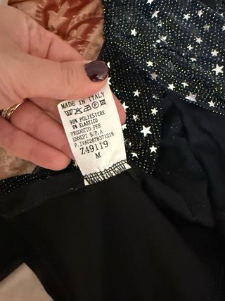 Maglia Zuiki donna nera con stelle