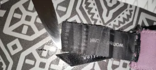 Sujetadores encaje negro y rosa