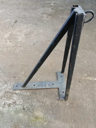 Soporte pared saco boxeo