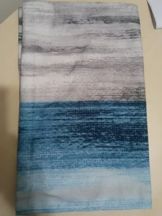 Funda Nórdica poliéster azul y gris