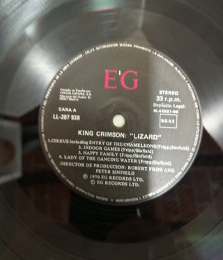 King Crimson - Lizard LP Vinilo