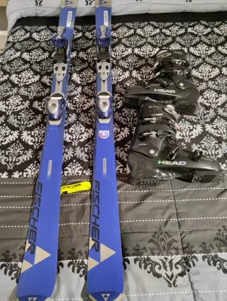 Esquís Fischer S150 y Botas Head EZon 7.7negociabl