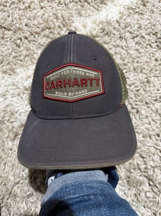 Gorra Carhartt Gris y Verde Militar
