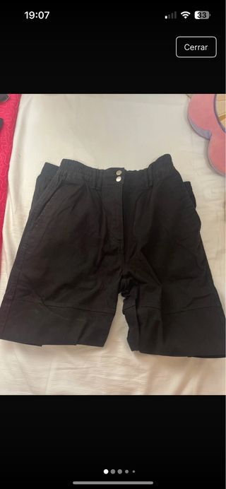 Pantalón cargo negro