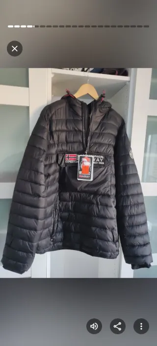 Anorak Chaqueta Norway Negra