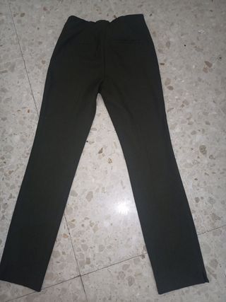Pantalón Mango Verde Talla 34