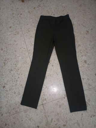 Pantalón Mango Verde Talla 34
