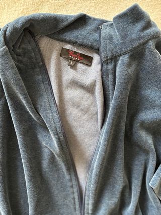 Tuta donna in ciniglia blu taglia L