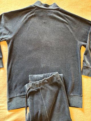 Tuta donna in ciniglia blu taglia L