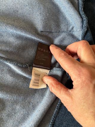 Tuta donna in ciniglia blu taglia L