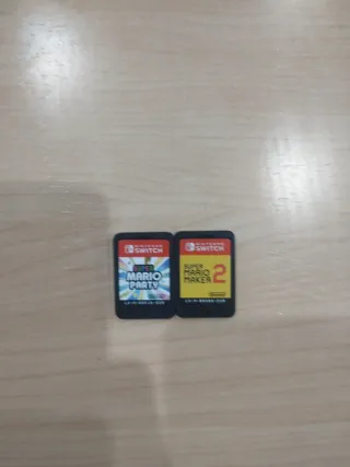 2 Juegos Nintendo Switch: Mario Party y Mario Make