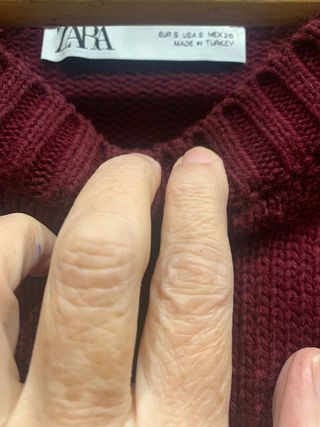 Jersey Zara estilo college