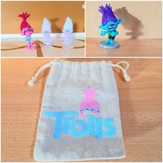 Figuras Trolls y Bolsa