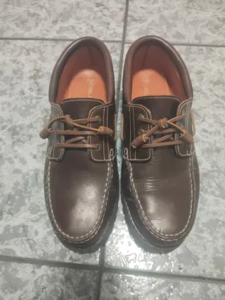 Zapatos náuticos Silbón marrones