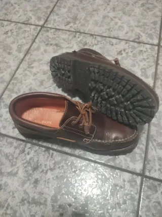 Zapatos náuticos Silbón marrones