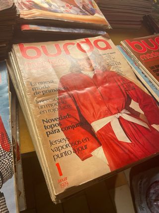 Enorme lote revistas Burda y similares 70-80-90-00