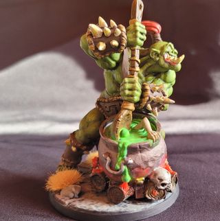 Miniatura Orco Cuoco con Calderone