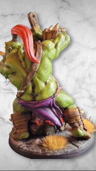 Miniatura Orco Cuoco con Calderone