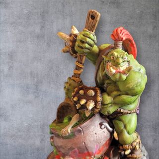 Miniatura Orco Cuoco con Calderone