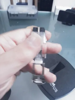 Reloj Lotus Hombre Negro/Plata