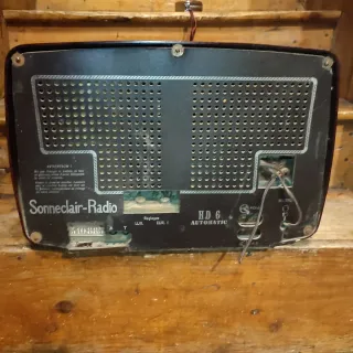 Radio Antigua Sonneclair Baquelita Válvulas