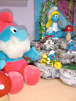Conjunto di figure dei Puffi