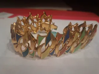 Pulsera Vintage Carven Paris Multicolor