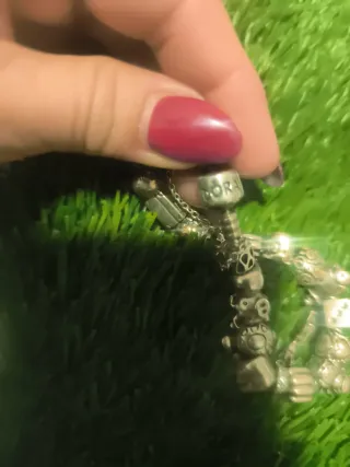 Pulsera Pandora Plata con Charms completa