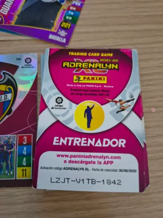 36 cromos Adrenalyn XL LaLiga Santander