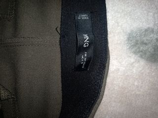 Pantalón Mango verde talla 38