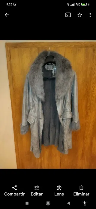 Abrigo italiano terciopelo NUEVO S para fin de año